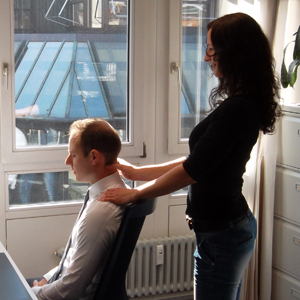 Bild Massagen am Arbeitsplatz